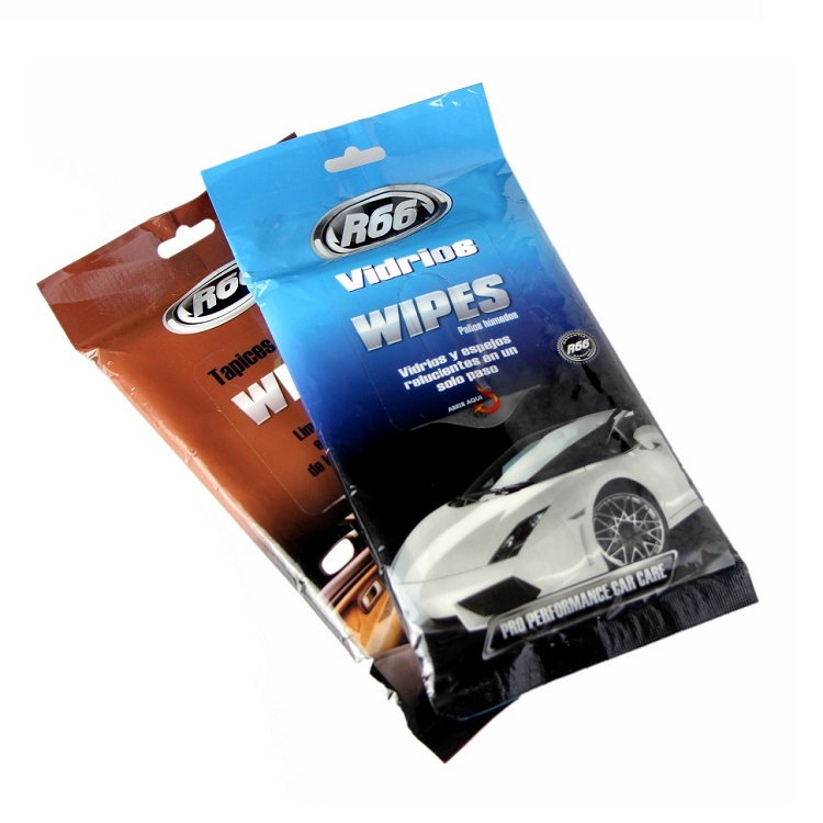 Car cleaning wet wipe