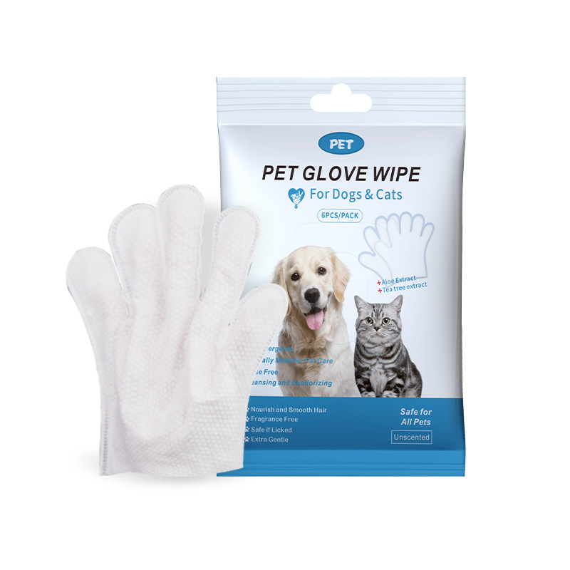 disposalbe wet pet glove