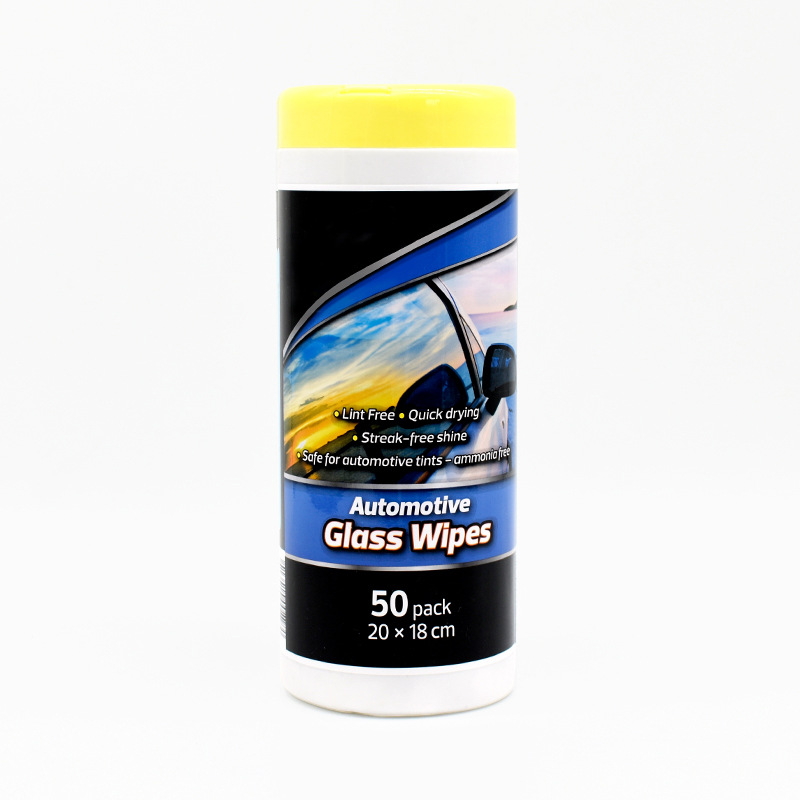 car wet cleaning wipe